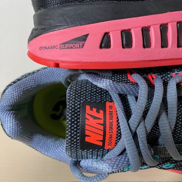 Nike Zoom Structure 18 Running Sneakers Women’s Size 8 - Picture 7 of 13